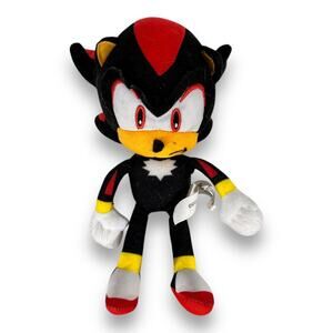 Sega Shadow Plush 9" Sonic The Hedgehog Black 2020